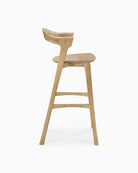 Natural Oak / No Cushion / Bar (30.5" Height)