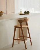 Natural Oak / No Cushion / Counter (26.5" Height)