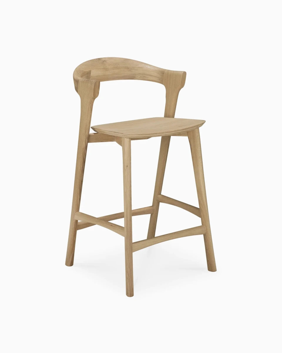 Natural Oak / No Cushion / Counter (26.5" Height)