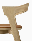 Natural Oak / Cognac Leather / Counter (26.5" Height)