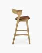 Natural Oak / Cognac Leather / Counter (26.5" Height)
