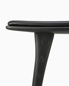 Black Oak / Black Leather / Counter Height (26")