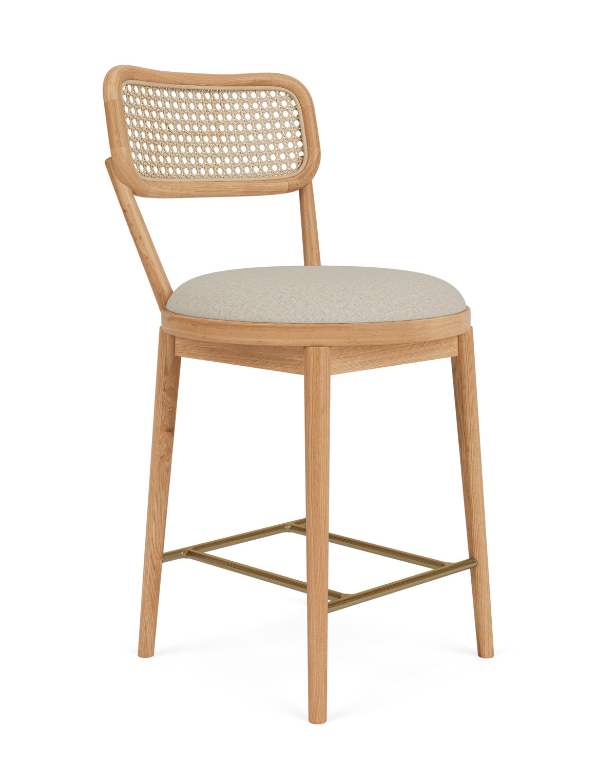 Flax Linen / White Oak / Counter (24" Height)