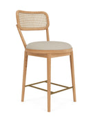 Flax Linen / White Oak / Counter (24" Height)