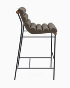 Mushroom Velvet / Walnut / Bar (30" Height)