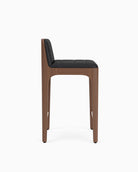 Walnut Frame / Black Leather Seat