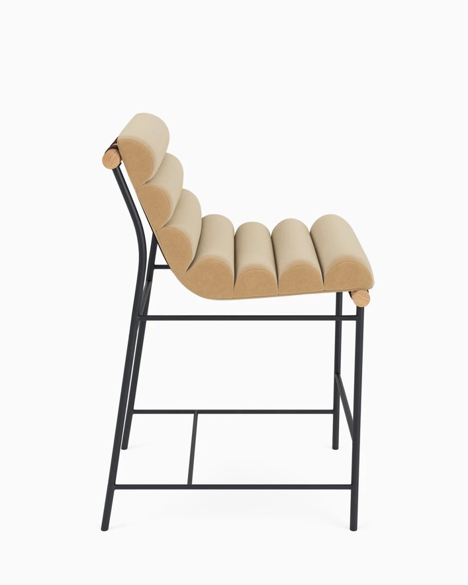 Caramel Velvet / White Oak / Counter (24" Height)