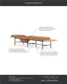 Saddle Leather / White Oak / 86" Long