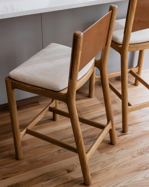 White Oak Frame / Oat Woven Seat