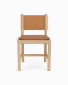 Saddle Leather Seat / Saddle Leather Back / White Oak Frame