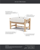 Ivory Himalaya / Vegetable Tan Leather / White Oak