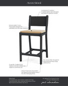 Caramel Velvet Seat / Black Leather Back / Ebony Oak Frame