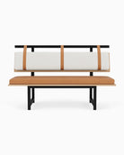 White Boucle / Saddle Leather / White Oak Deck / 60" Long