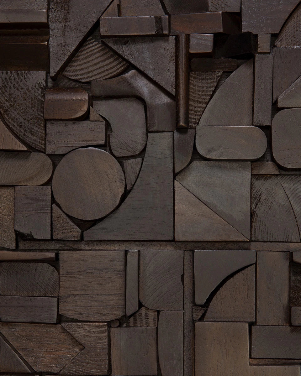 Dark Brown / 39.5 x 39.5"