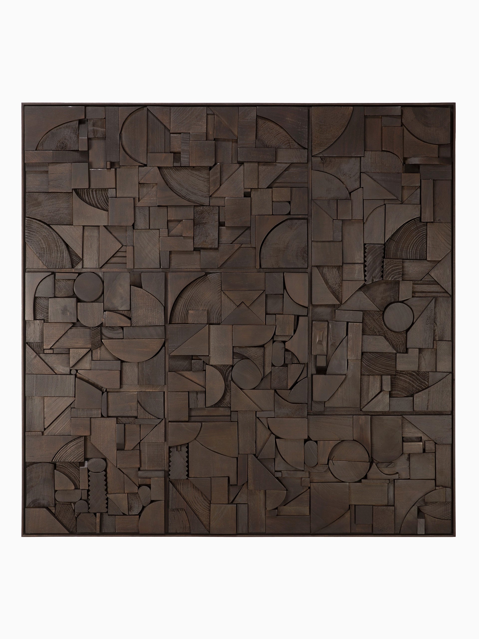 Dark Brown / 39.5 x 39.5" / Square
