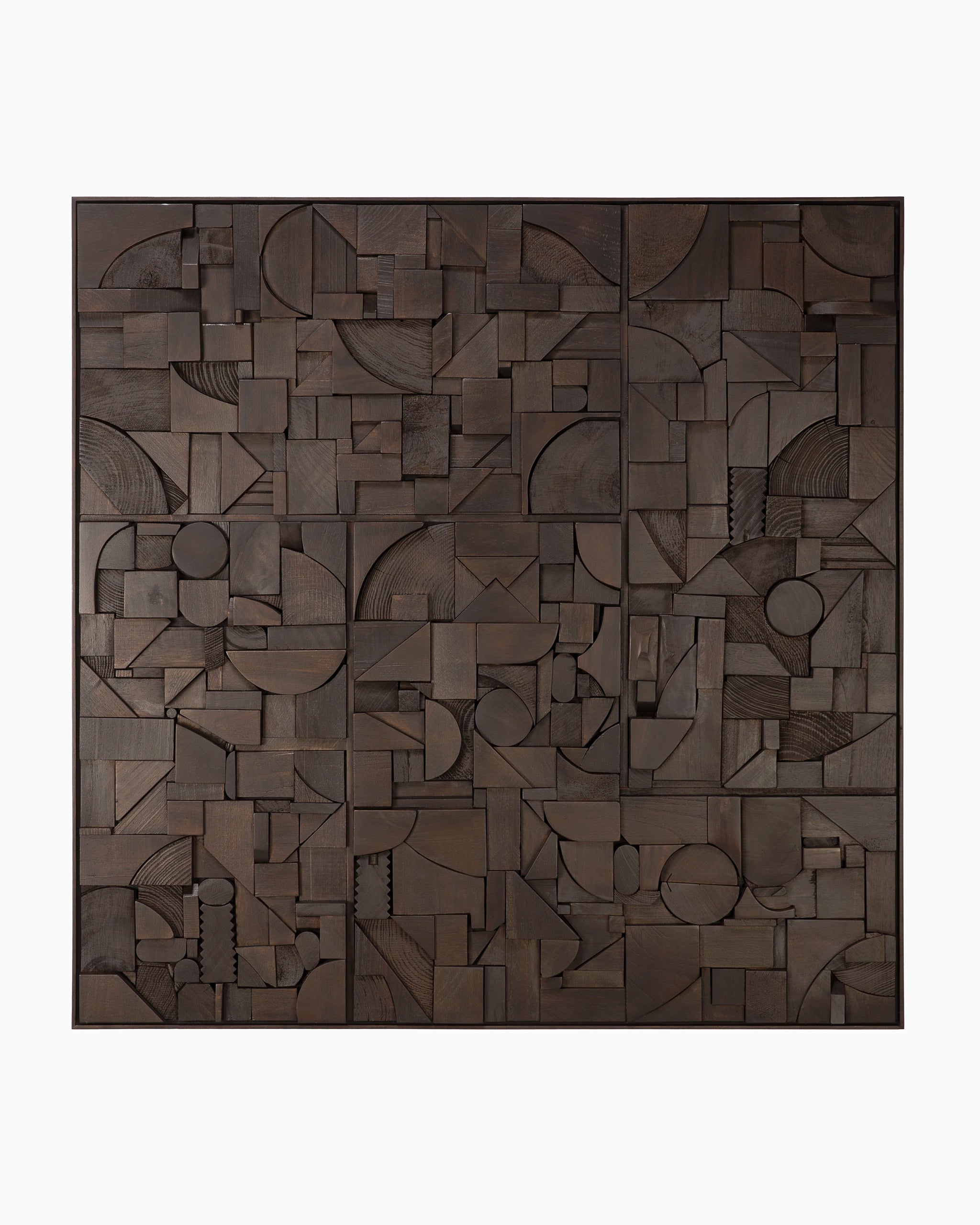 Dark Brown / 39.5 x 39.5" / Square