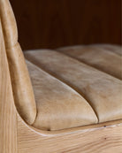 White Oak Frame / Sunflower Leather Seat