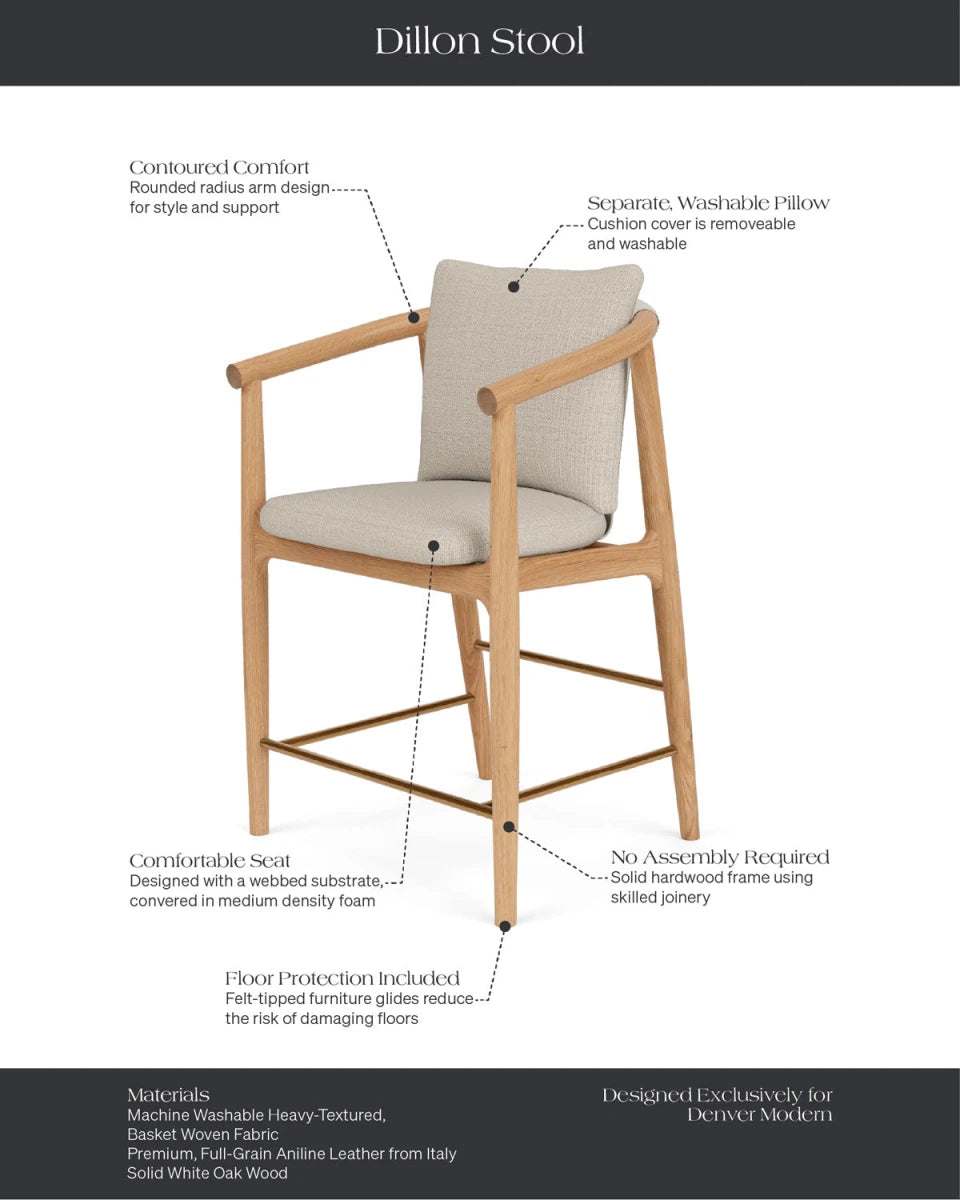 Latte Basketweave / Pearl Leather / White Oak