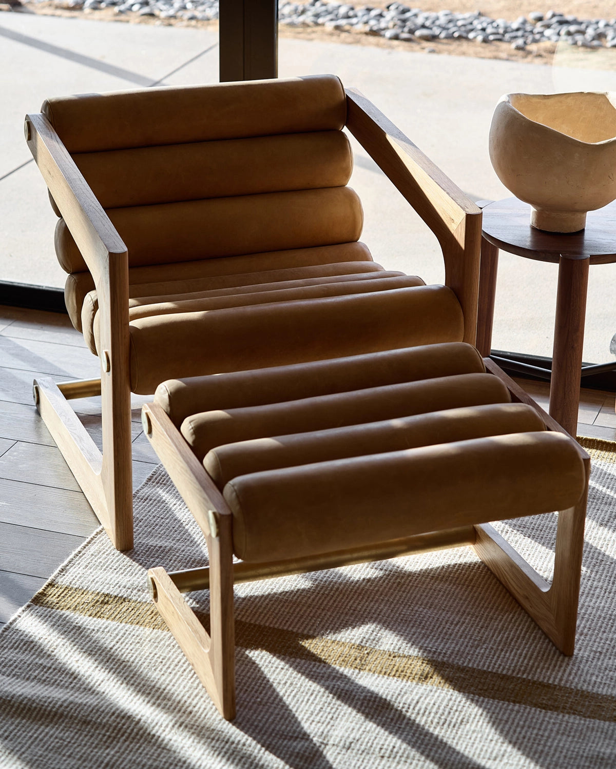 White Oak Frame / Sunflower Leather