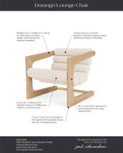 White Oak Frame / Mist Boucle