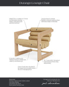 White Oak Frame / Sunflower Leather