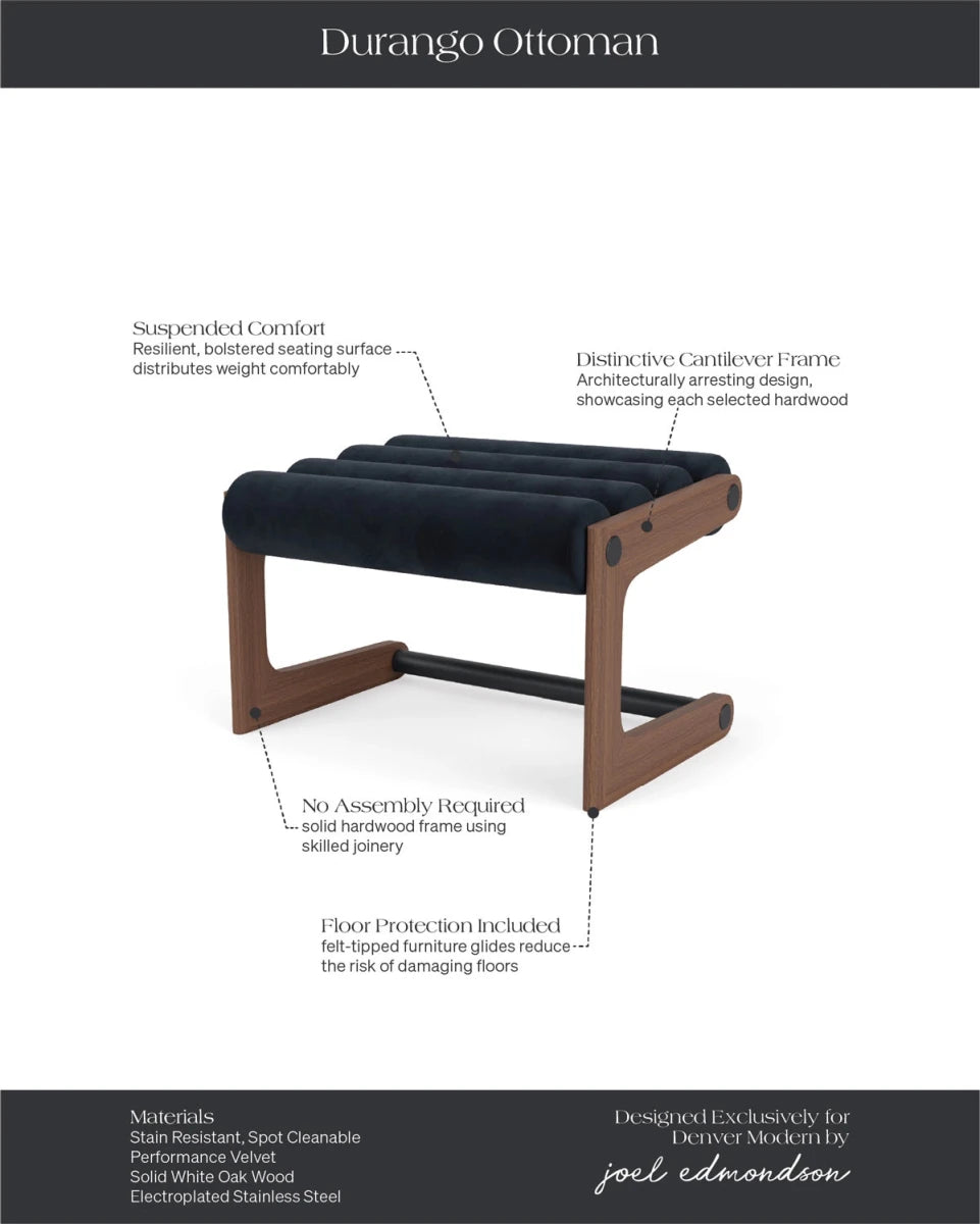 Walnut Frame / Ebony Velvet