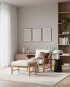 Dove FIQA Boucle / Saddle Leather / White Oak