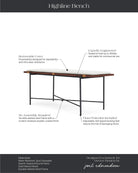 White Boucle / Walnut