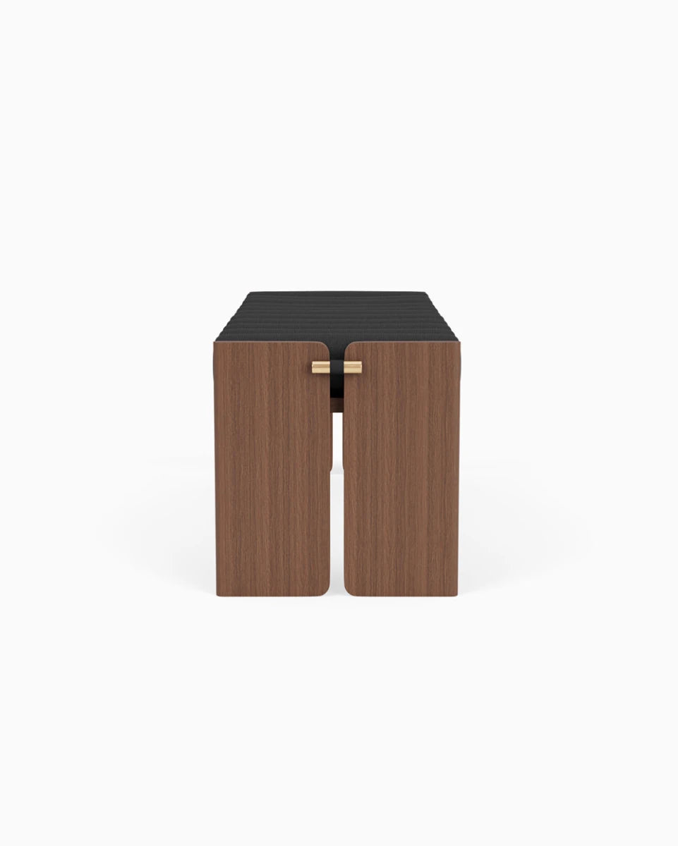 Charcoal Boucle / Walnut