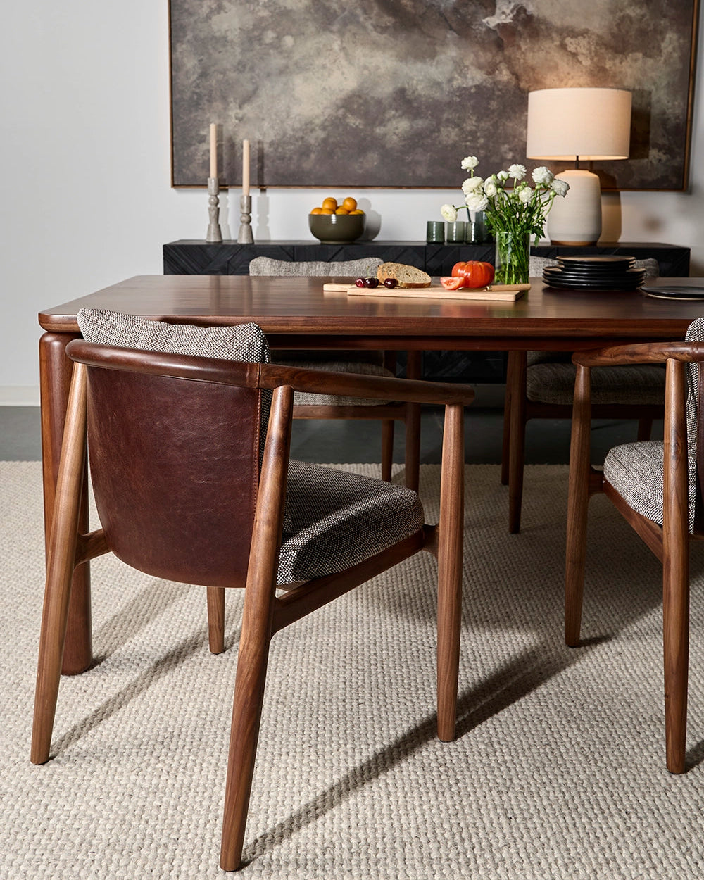 Chocolate Basketweave / Maple Leather / Walnut