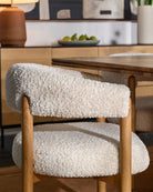 White Oak Frame /Cream Curly