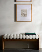 White Boucle / White Oak