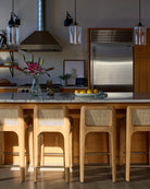 White Oak Frame / Sunflower Leather Seat