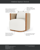 Dove FIQA Boucle / Tan Outdoor Rope