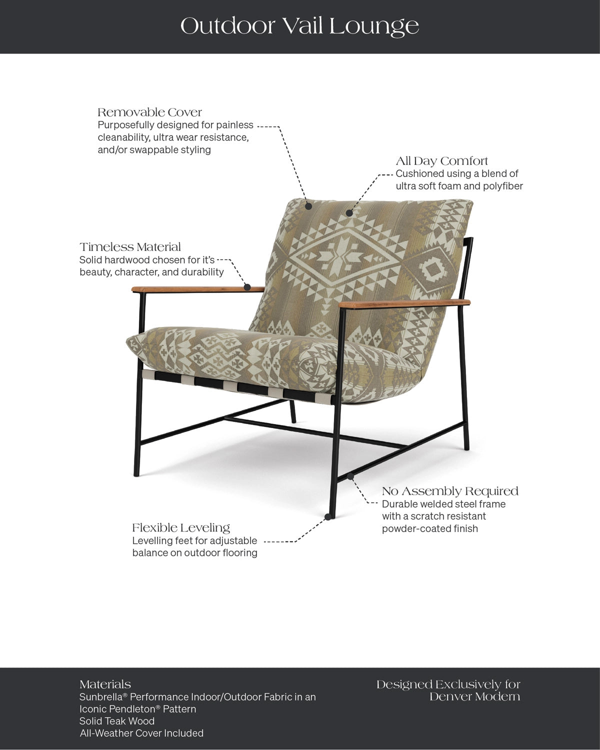 Canyon Lands - Desert Sunbrella® Performance Pendleton®