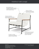 Dove FIQA Boucle with All-Weather Cover