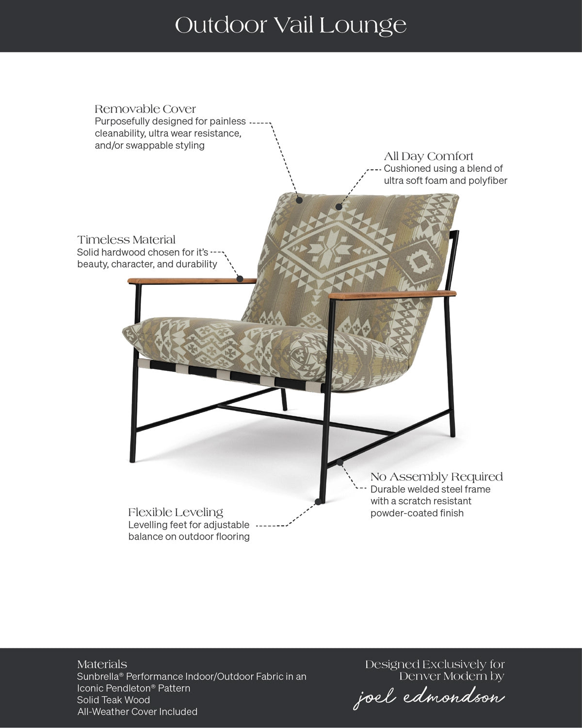 Canyon Lands - Desert Sunbrella® Performance Pendleton®