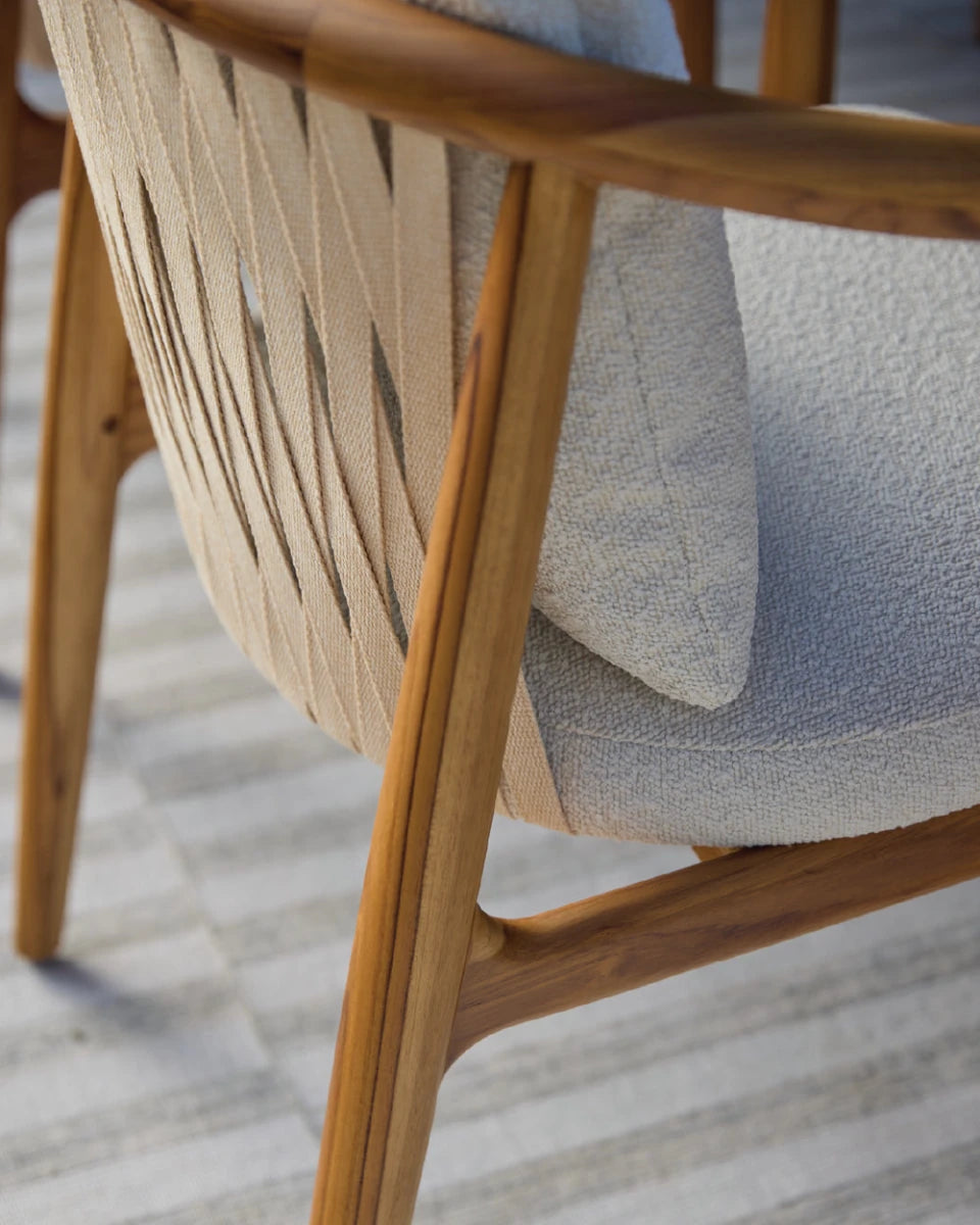 Dove FIQA Boucle / Tan Outdoor Rope