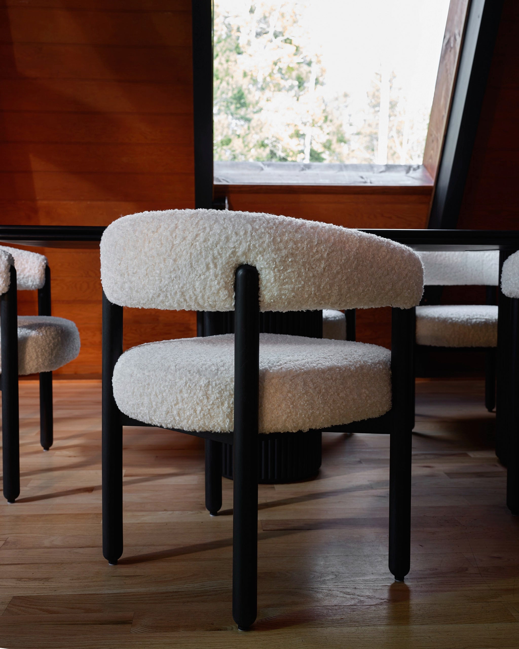 Ebony Frame / Cream Curly