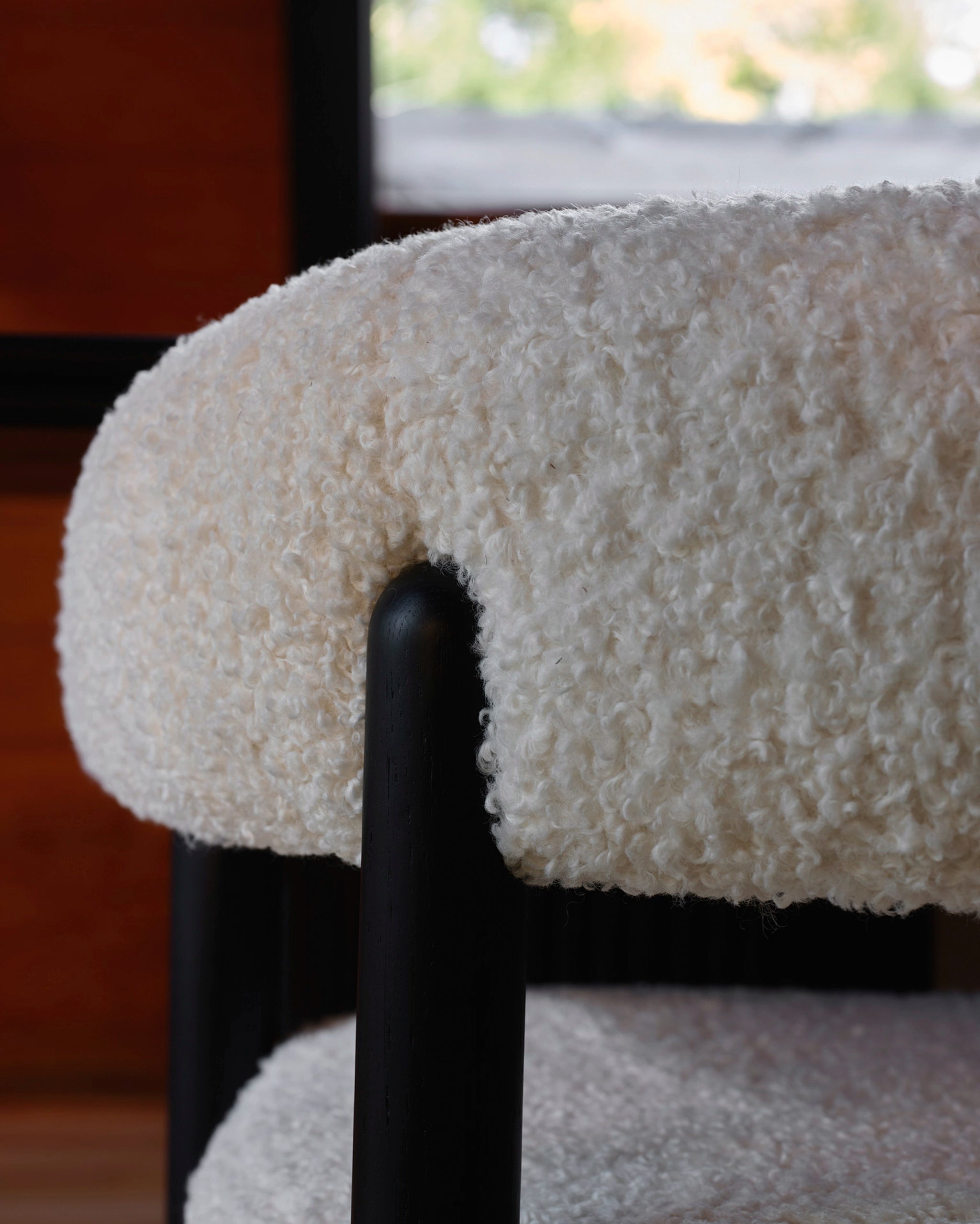 Ebony Frame / Cream Curly