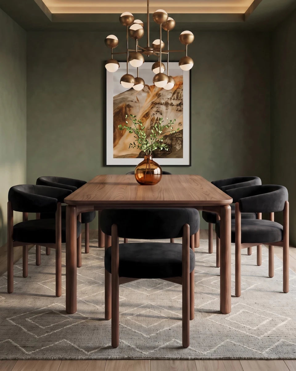Ebony Velvet / Walnut