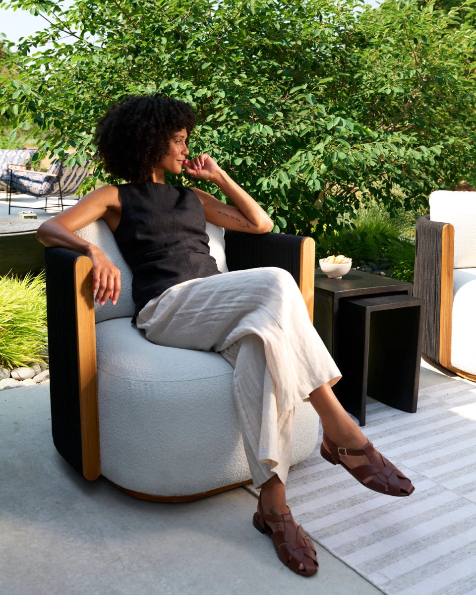 Dove FIQA Boucle / Black Outdoor Rope