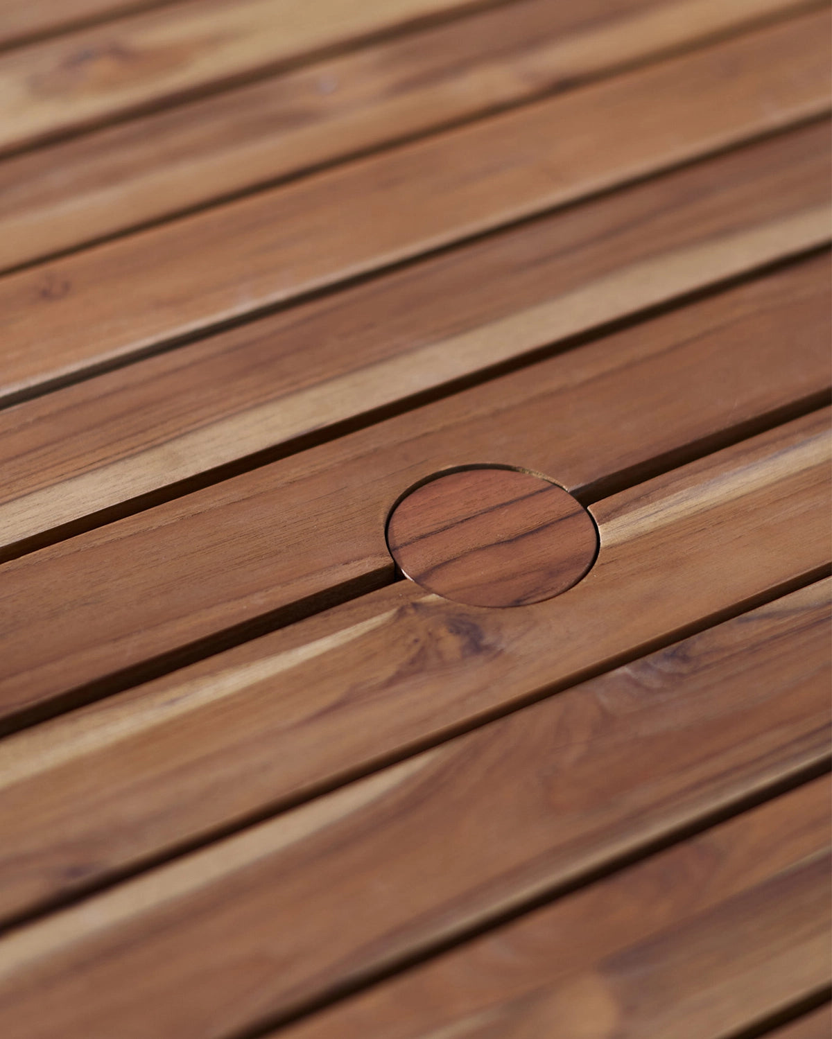 Teak / 86" Length | Seats 8