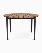 Teak / 48" round | Seats 4
