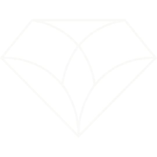 a diamond shaped logo with a black background