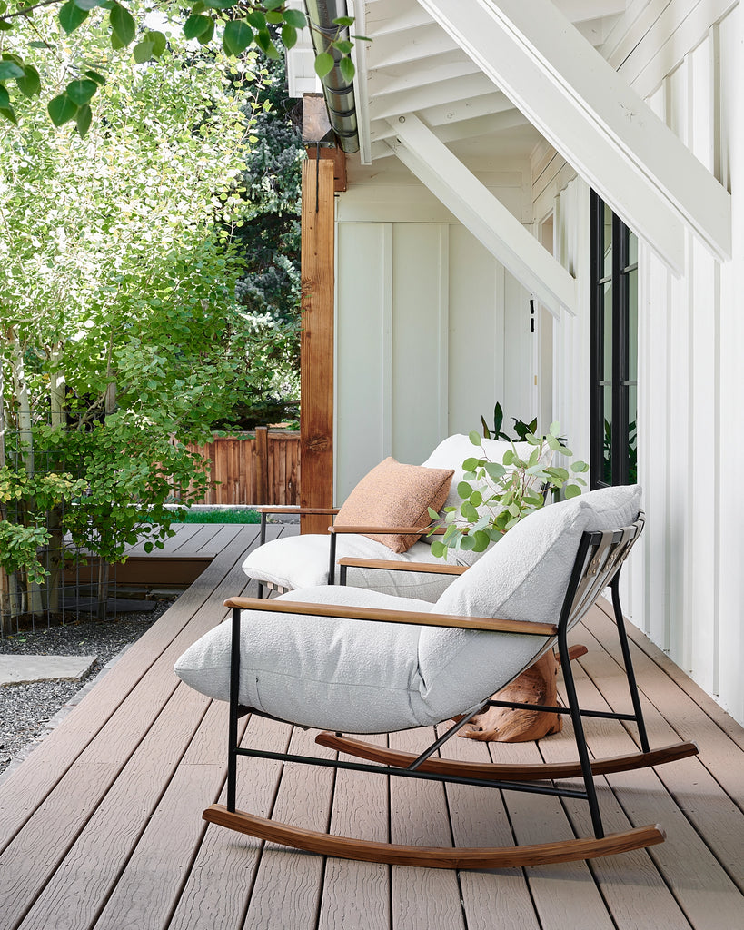 Article outdoor best sale rocking chair