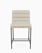 Pearl Leather / White Oak / Counter (24" Height)