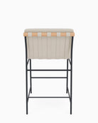 Pearl Leather / White Oak / Counter (24" Height)