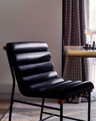 Black Leather / Black Leather Straps / White Oak