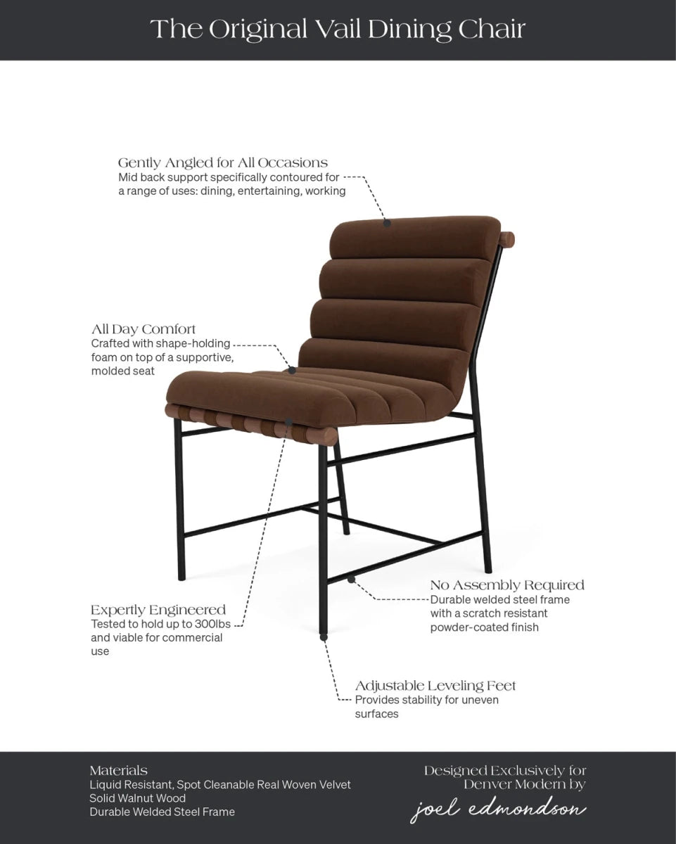 Cognac Velvet / Walnut